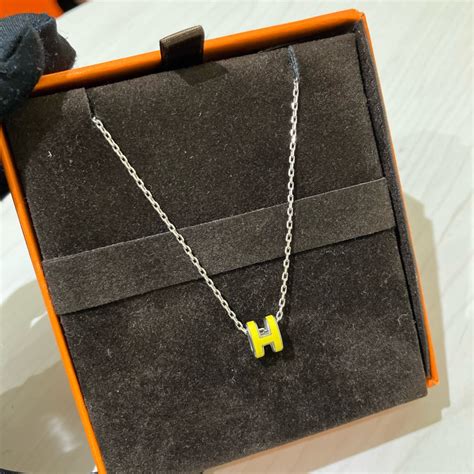 hermes pop h 頸鏈|Hermes pop h pendant.